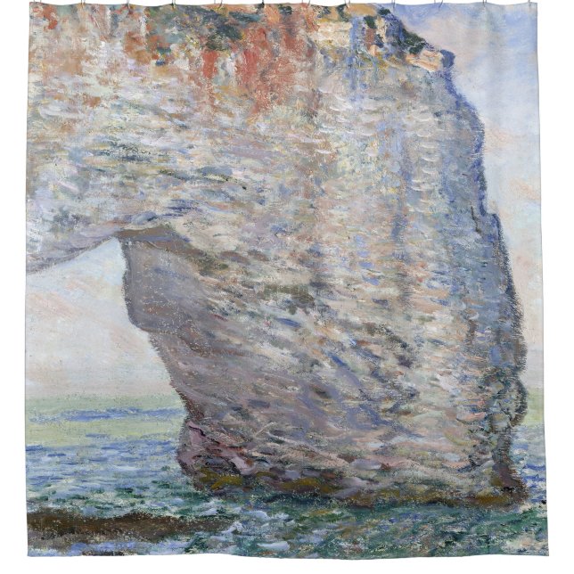 The Manneporte near Étretat by Claude Monet Shower Curtain (Front)