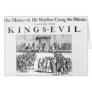 The Manner of his Majesty Curing the Disease
