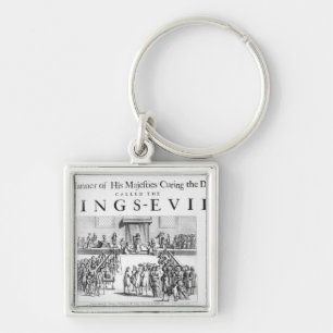 The Manner of his Majesty Curing the Disease Key Ring