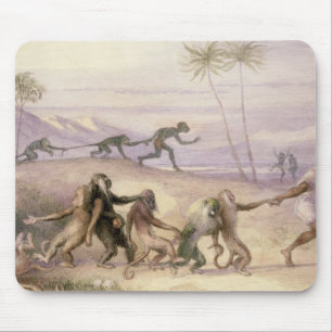 The Manners and Customs of Monkeys Mouse Pad