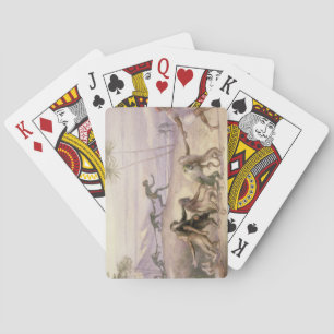The Manners and Customs of Monkeys Playing Cards