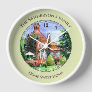 The Manor House Heslington York England Clock