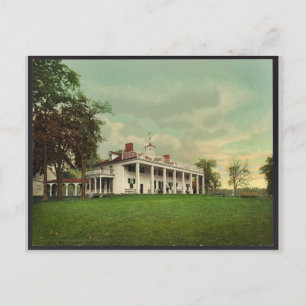 The Mansion, Mount Vernon rare Photochrom Postcard