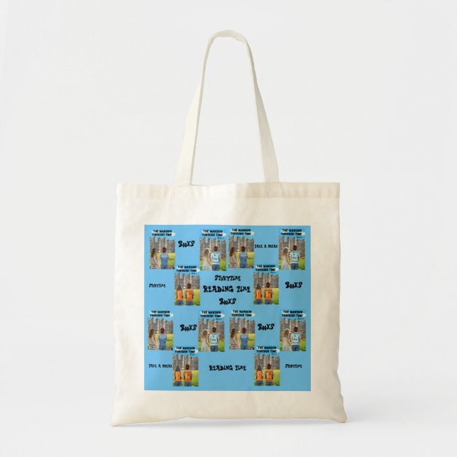 The Mansion Through Time Book Tote Bag (Front)