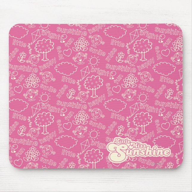 The Many Faces Of Little Miss Sunshine Mouse Pad (Front)