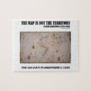 The Map Is Not The Territory Salviati Planisphere Jigsaw Puzzle