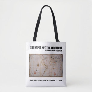 The Map Is Not The Territory Salviati Planisphere Tote Bag