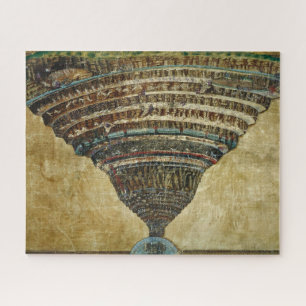 The Map of Hell, Abyss of Hell - Sandro Botticelli Jigsaw Puzzle