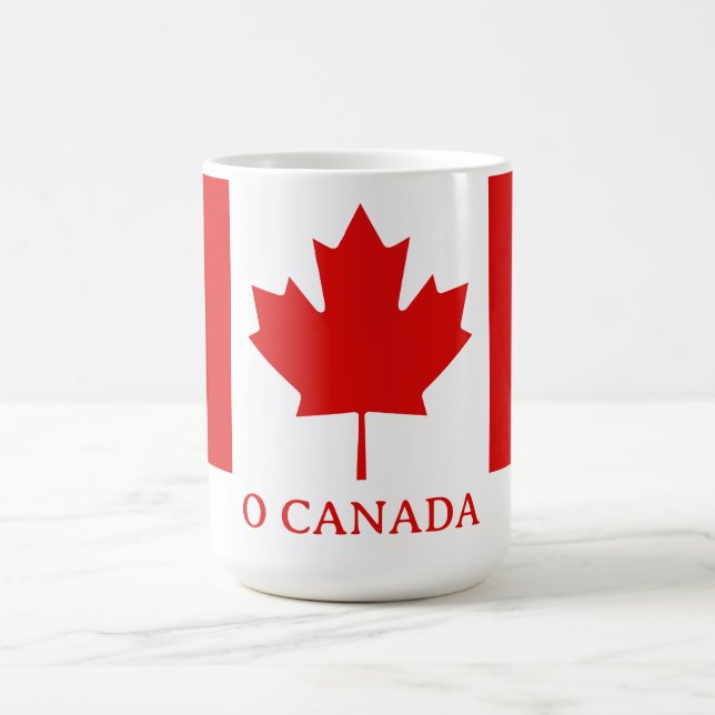 The Maple Leaf flag of Canada Coffee Mug (Center)