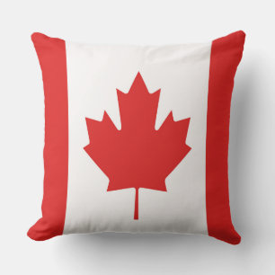 The Maple Leaf flag of Canada Cushion