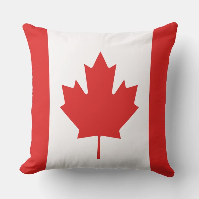 The Maple Leaf flag of Canada Cushion (Front)