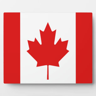 The Maple Leaf flag of Canada Plaque