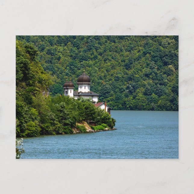 The Maraconia Monastery on the Danube in Romania Postcard (Front)