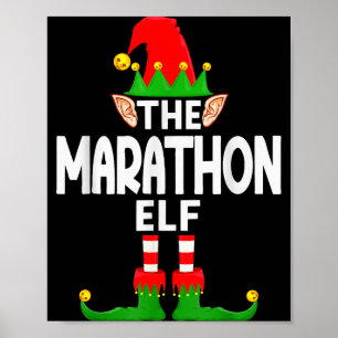 The Marathon Elf Family Christmas Pajama Party  Poster