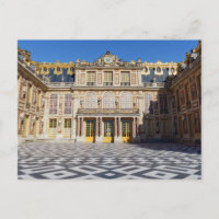 The marble courtyard of Versailles Palace, France