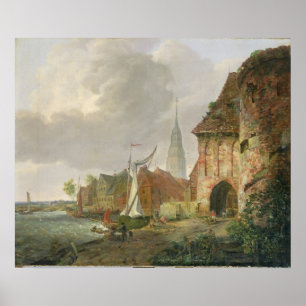 The March Gate in Buxtehude, 1830 Poster
