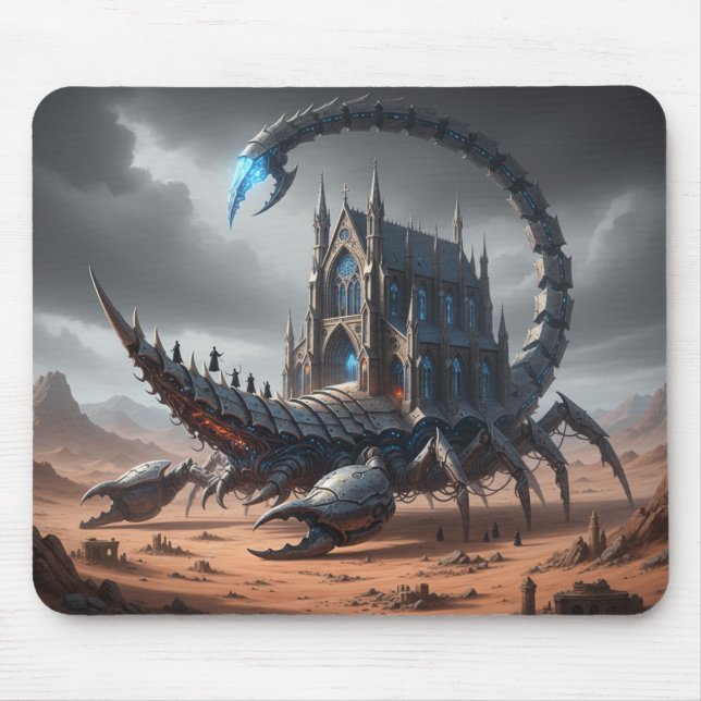 The March of the Cathedral Scorpion Mouse Pad (Front)