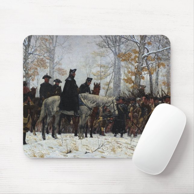 The March to Valley Forge by William B. T. Trego Mouse Pad (With Mouse)