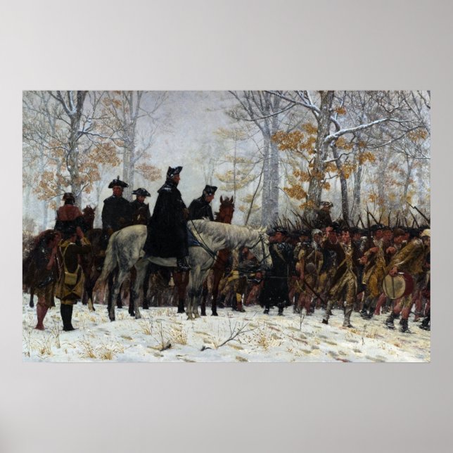 The March to Valley Forge by William B. T. Trego Poster (Front)