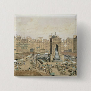 The Marche aux Innocents 15 Cm Square Badge
