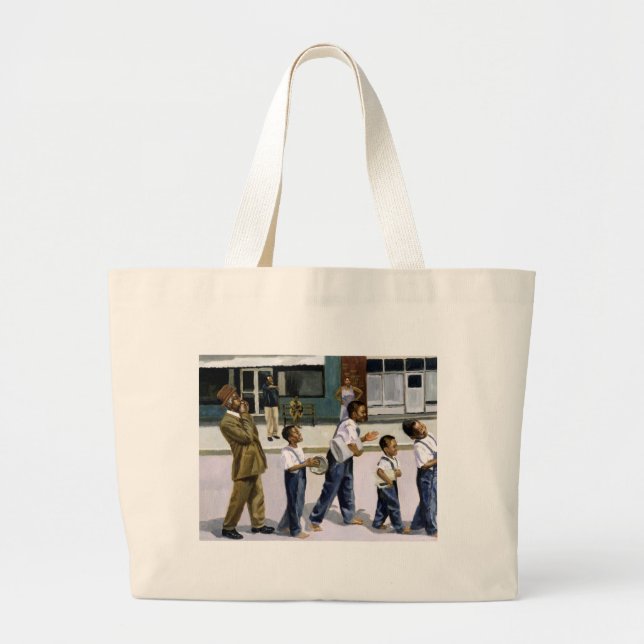 The Marching Band 2000 Large Tote Bag (Front)