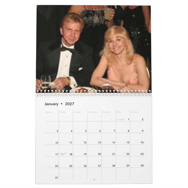 The Margarita Ball Calendar (Jan 2027)