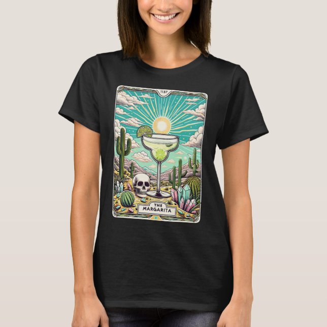 The Margarita Tarot Card Cinco De Mayo Party Marga T-Shirt (Front)