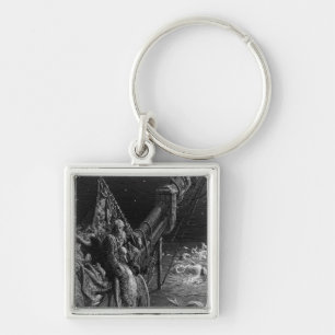 The Mariner gazes on the serpents in the ocean Key Ring