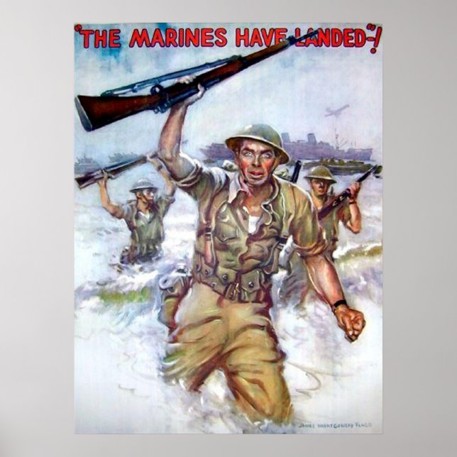 The Marines Have Landed! Poster (Front)