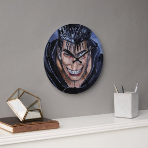 The Marked Sufferer Painting by Alfred Fox Large Clock