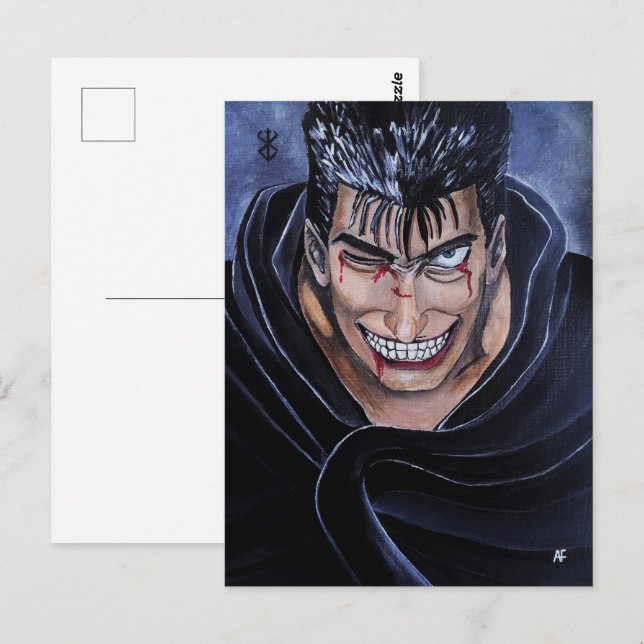 The Marked Sufferer Painting by Alfred Fox Postcard (Front/Back)