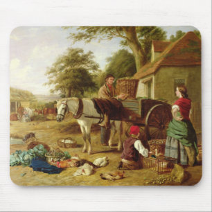 The Market Cart, 1864 (oil on canvas) Mouse Pad