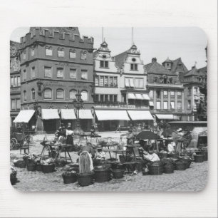 The Market Place at Trier, c.1910 Mouse Pad
