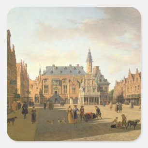 The Market Place with the Raadhuis Square Sticker