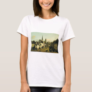 The Marketplace at Pirna by Bernardo Bellotto T-Shirt