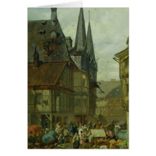 The Marketplace in Wernigerode, 1861