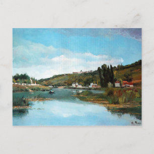 The Marne at Chennevieres by Camille Pissarro Postcard