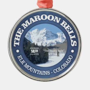 The Maroon Bells Metal Tree Decoration