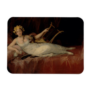 The Marquesa de Santa Cruz, 1805 (oil on canvas) Magnet