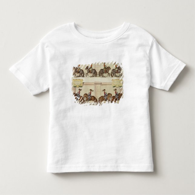 The Marquis of Newcastle on Horseback Demonstratin Toddler T-Shirt (Front)