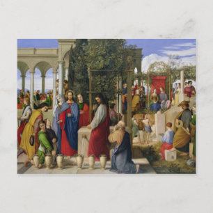 The Marriage at Cana, 1819 Postcard