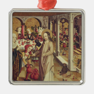 The Marriage at Cana, c.1500 Metal Ornament
