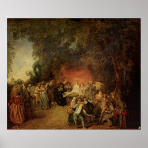 The Marriage Contract, c.1712-13 Poster