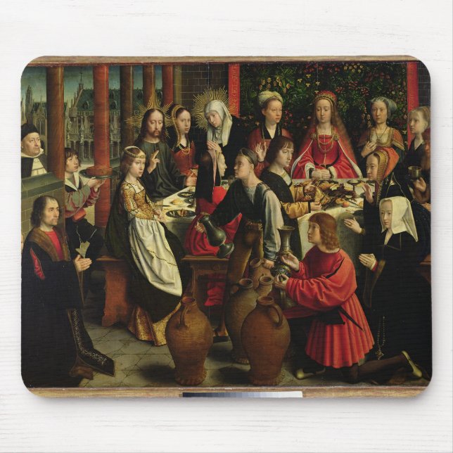 The Marriage Feast at Cana, c.1500-03 Mouse Pad (Front)