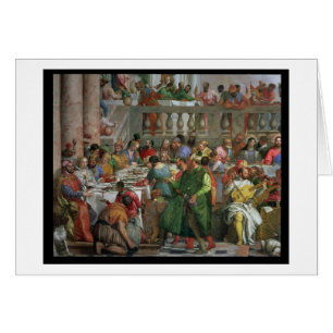 The Marriage Feast at Cana, detail of banqueting t