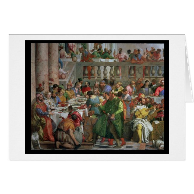 The Marriage Feast at Cana, detail of banqueting t (Front Horizontal)