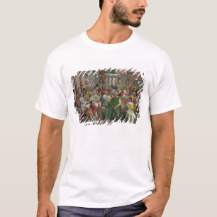 The Marriage Feast at Cana, detail of banqueting t T-Shirt