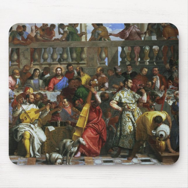 The Marriage Feast at Cana, detail of musicians an Mouse Pad (Front)