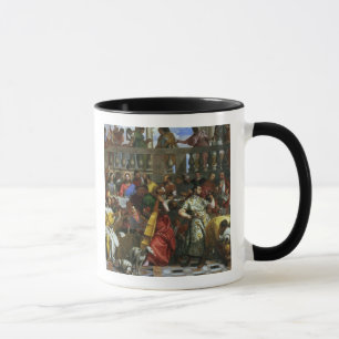 The Marriage Feast at Cana, detail of musicians an Mug