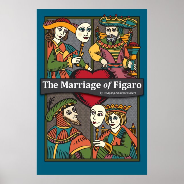 The Marriage of Figaro, Opera Poster (Front)